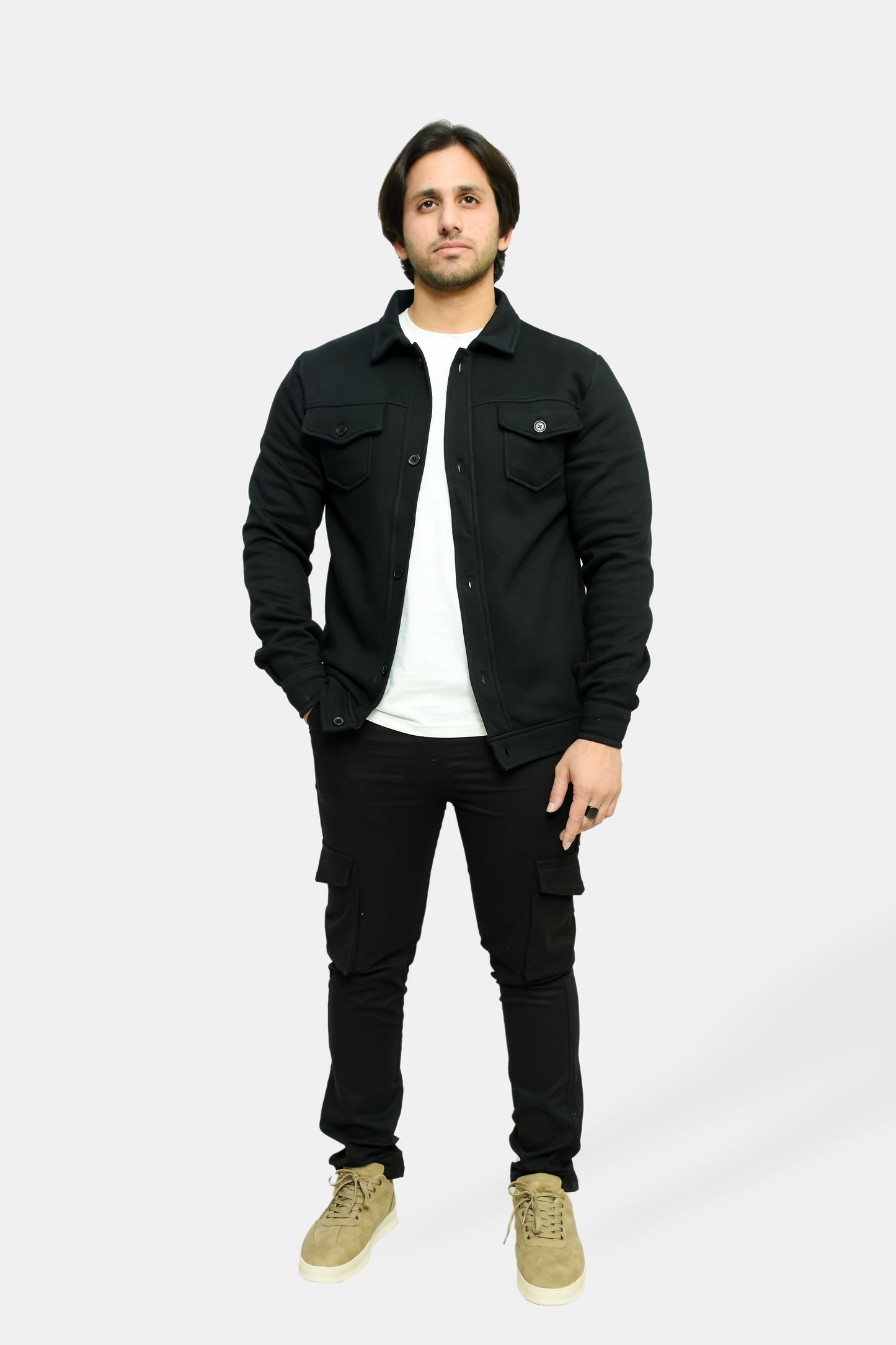 Black Premium Trucker Jacket