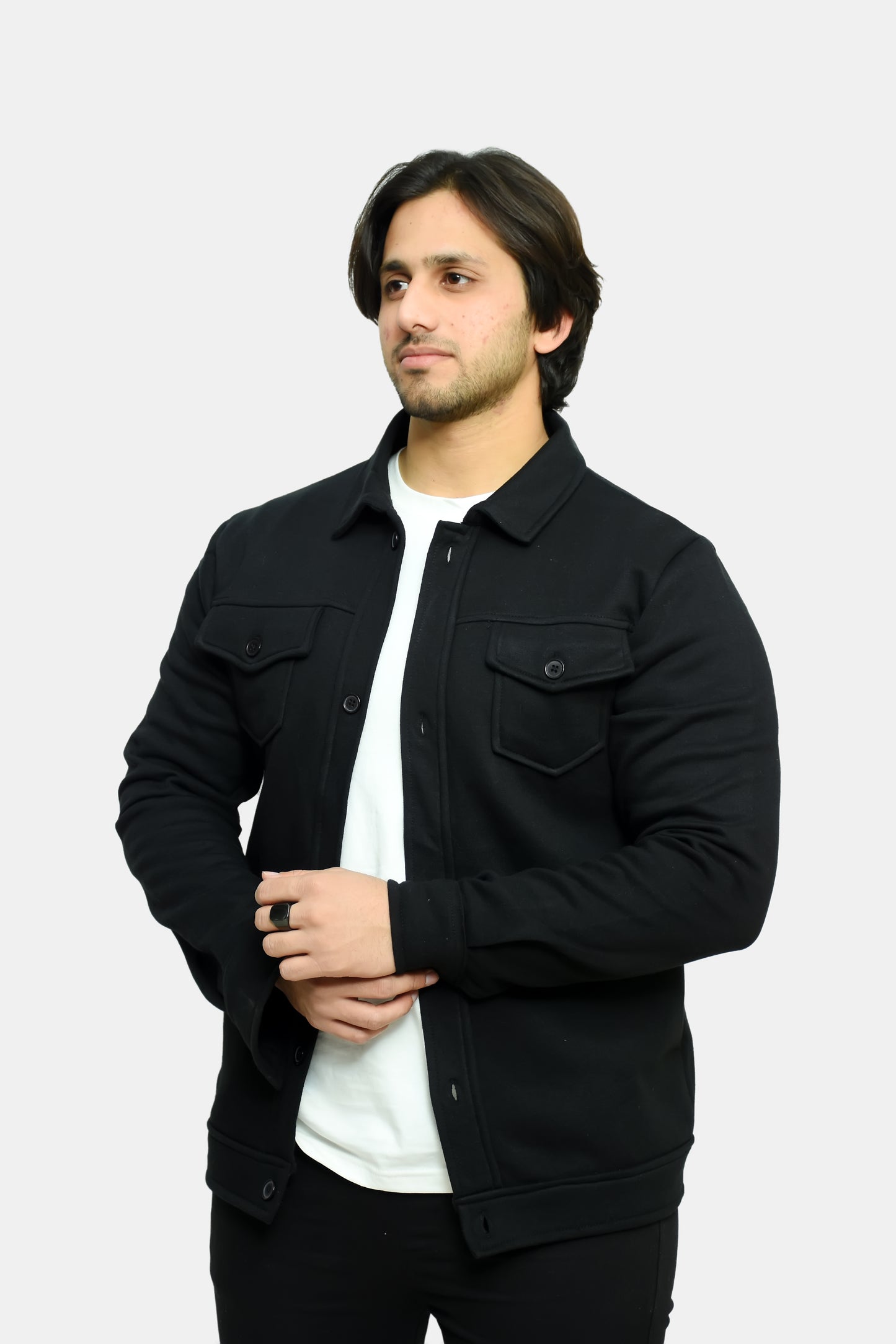 Black Premium Trucker Jacket