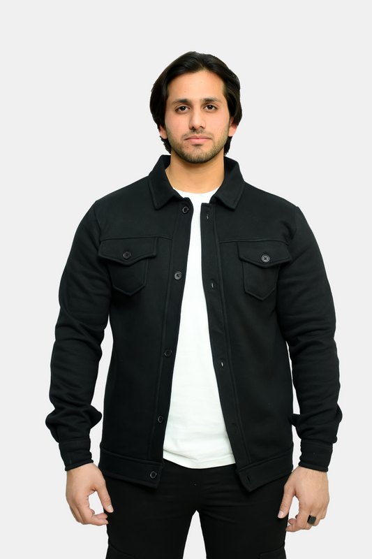 Black Premium Trucker Jacket