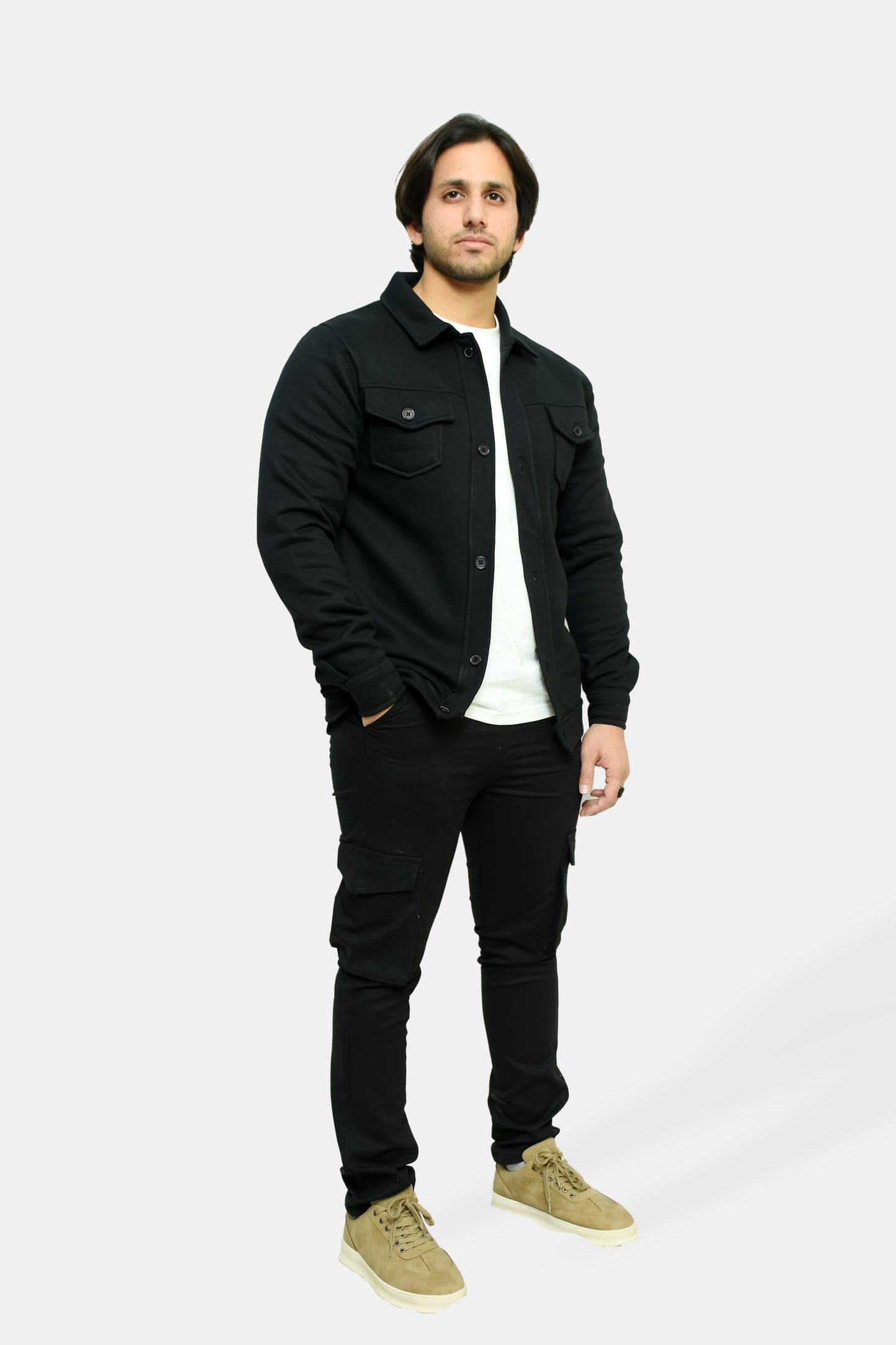 Black Premium Trucker Jacket