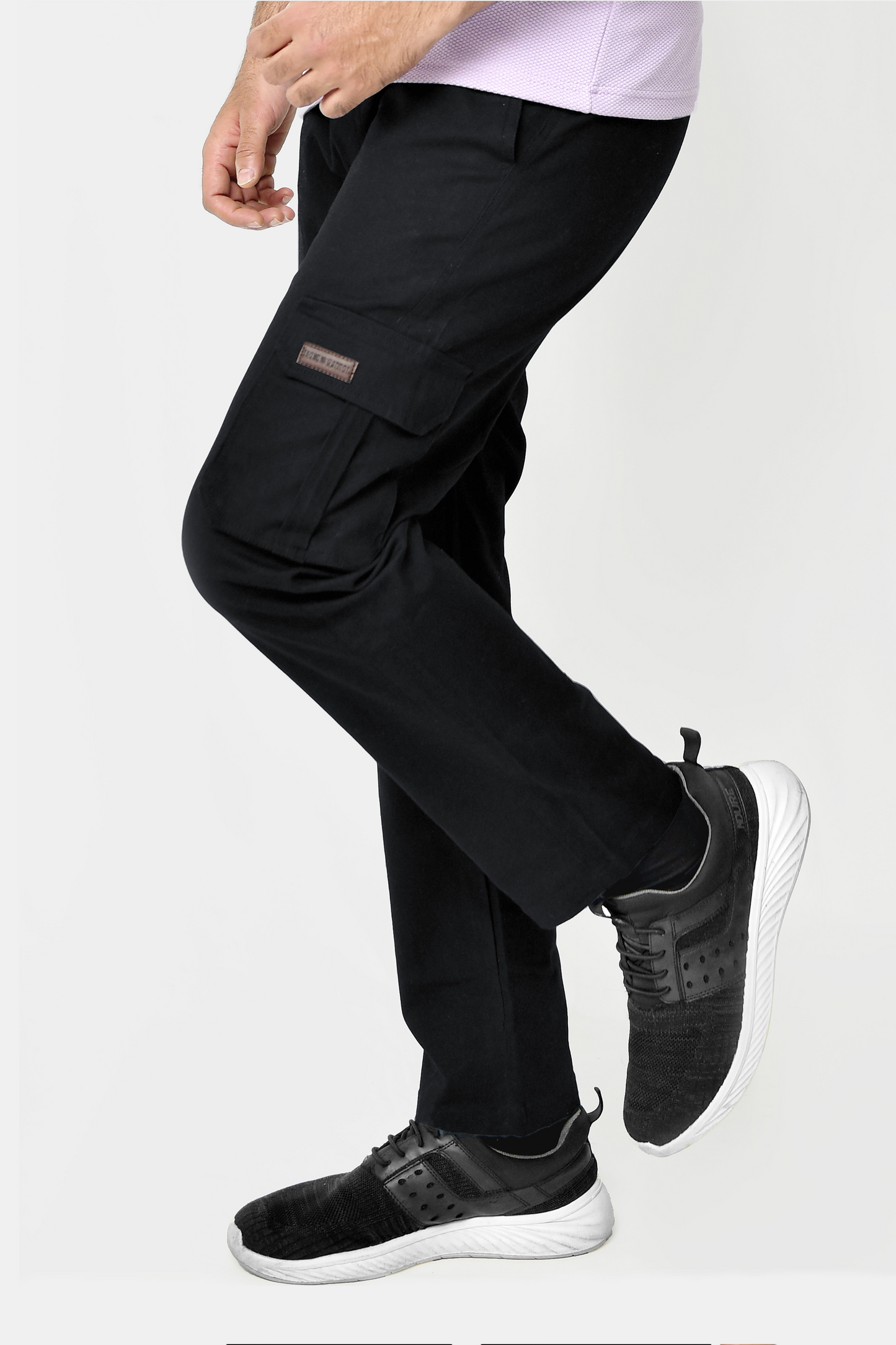 Black Cargo Trousers