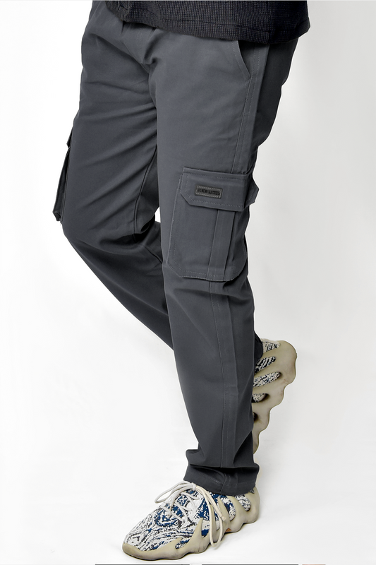 Grey Cargo Trousers