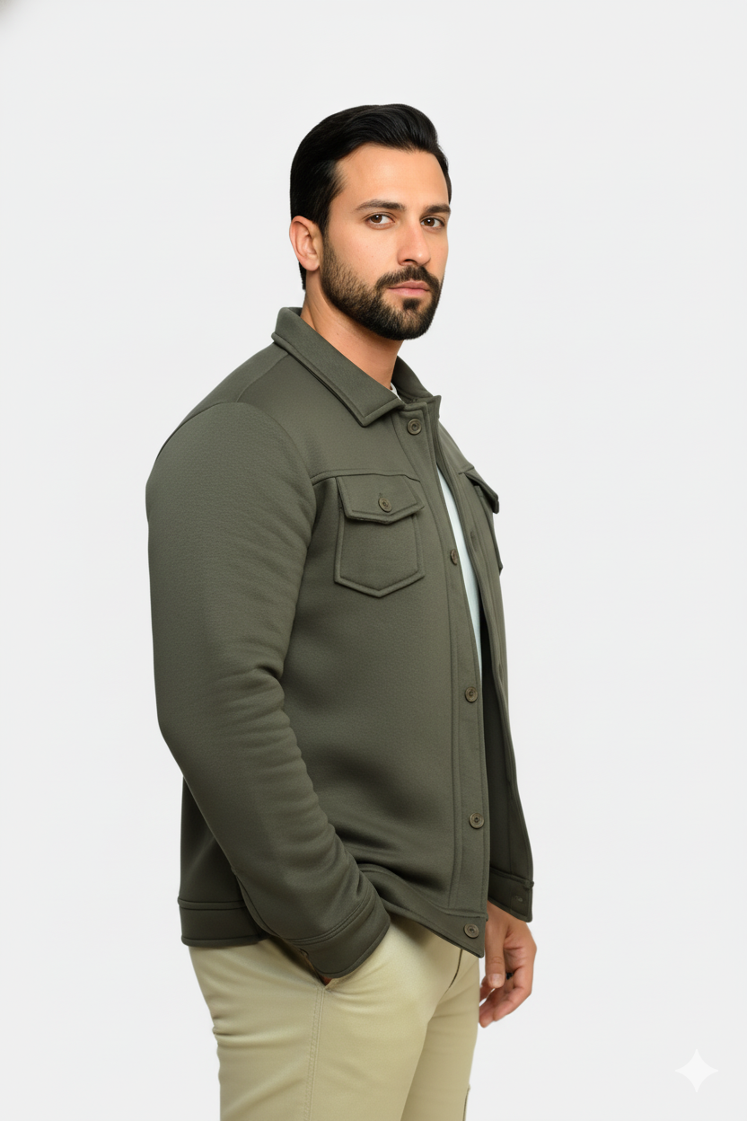 Olive Green Premium Trucker Jacket