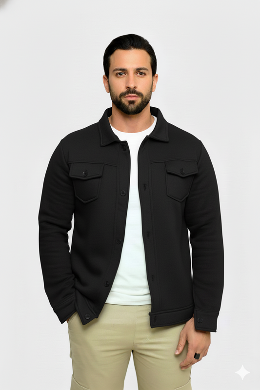 Black Premium Trucker Jacket