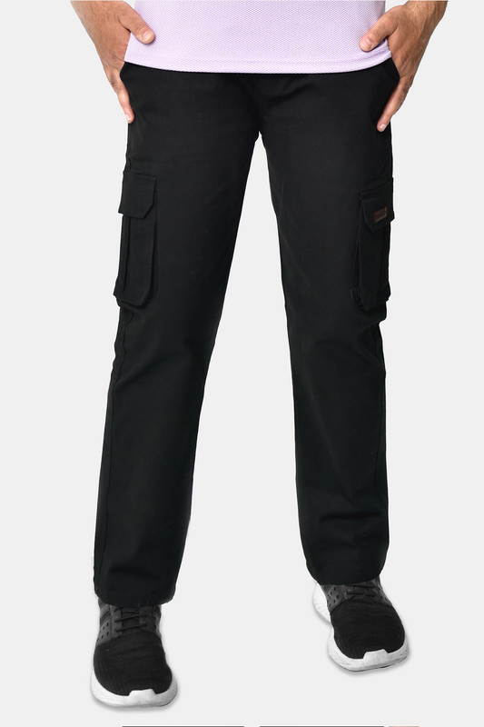 Black Cargo Trousers