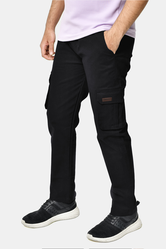Black Cargo Trousers
